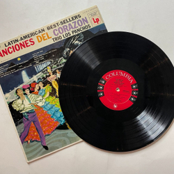 Винтажная виниловая пластинка LP Trio Los Panchos Canciones Del Corazon (USA 1955)