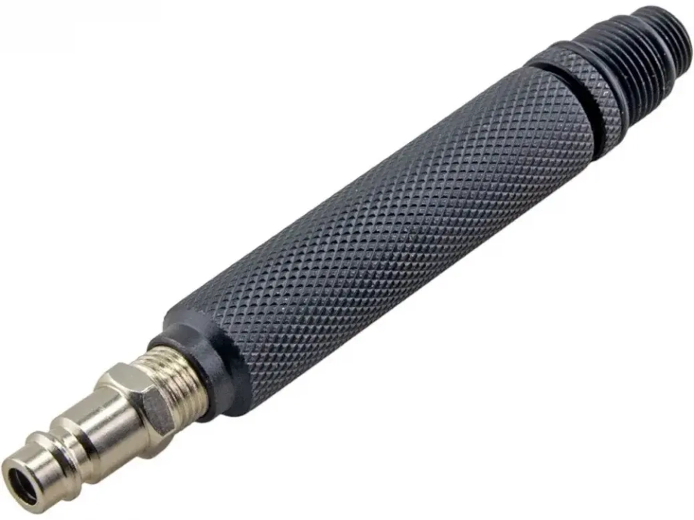 Переходник для подачи сжатого воздуха в цилиндр ДВС через свечное отверстие, ZIPMEND