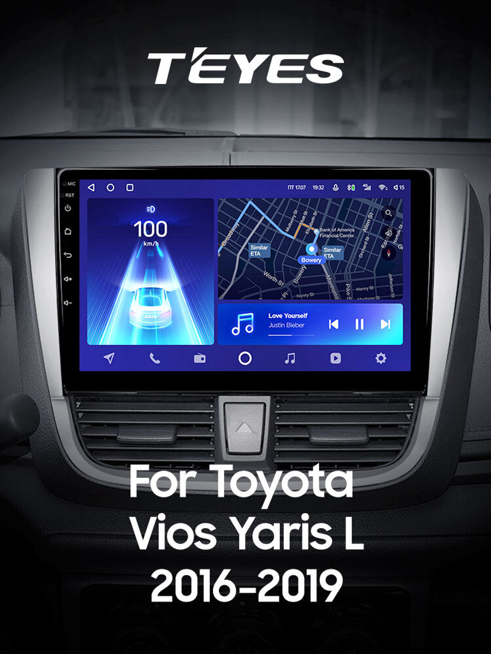 Teyes CC2 Plus 10.2" для Toyota Vios, Yaris L 2016-2019