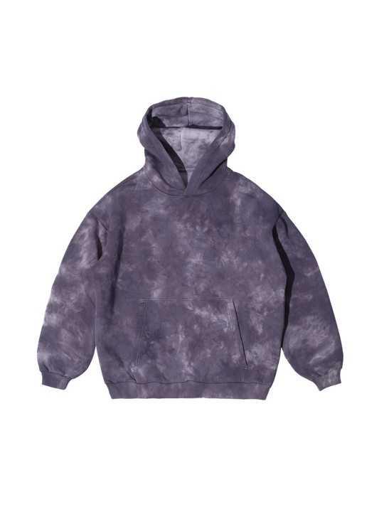 Худи варенка оверсайз с начесом (Фиолетовый) 320 г