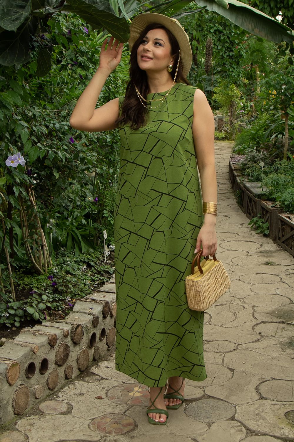 Платье Дария (лайм) П13480-1М LT Collection