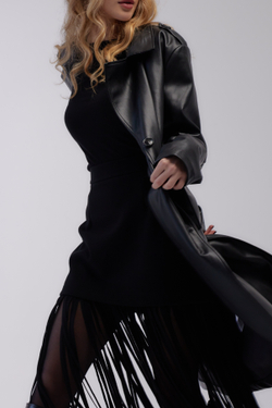 Юбка с бахромой