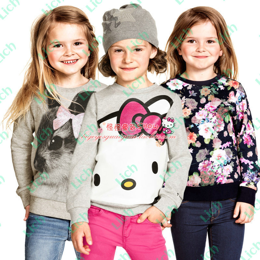 Толстовка детская с различными принтами