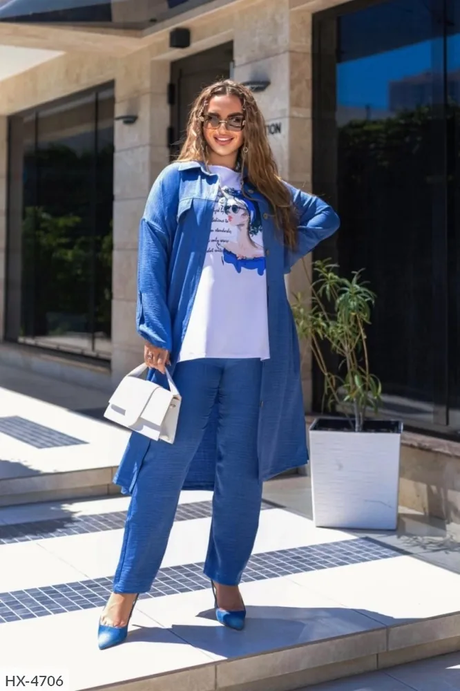 Костюм тройка HX-4695 Фабрика Моды