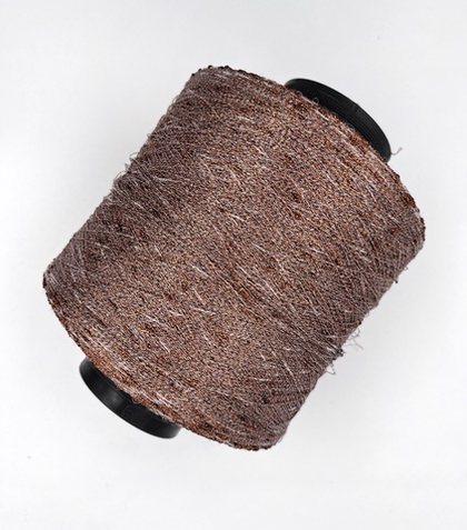 Люрексовые шишибрики на хлопке, 1000 м в 100 г, кора