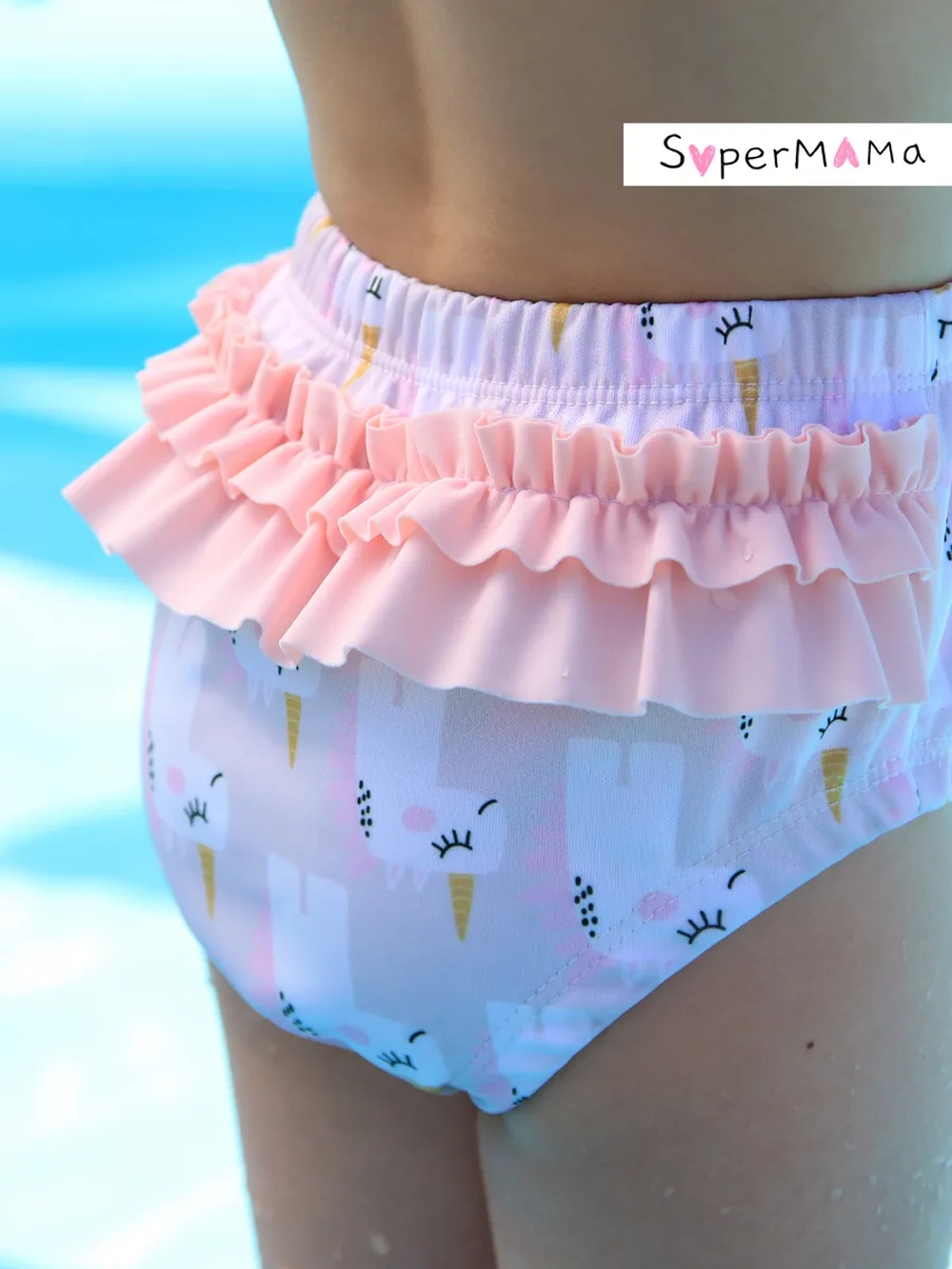 Подгузник трусики для плавания бассейна многоразовый