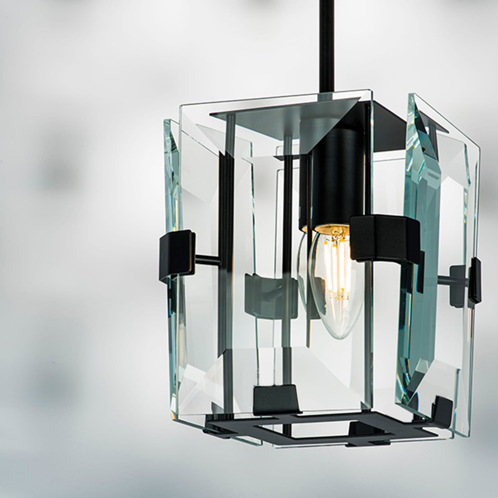 713217 Люстра NOVARA 1x40W E14 ЧЕРНЫЙ МАТОВЫЙ