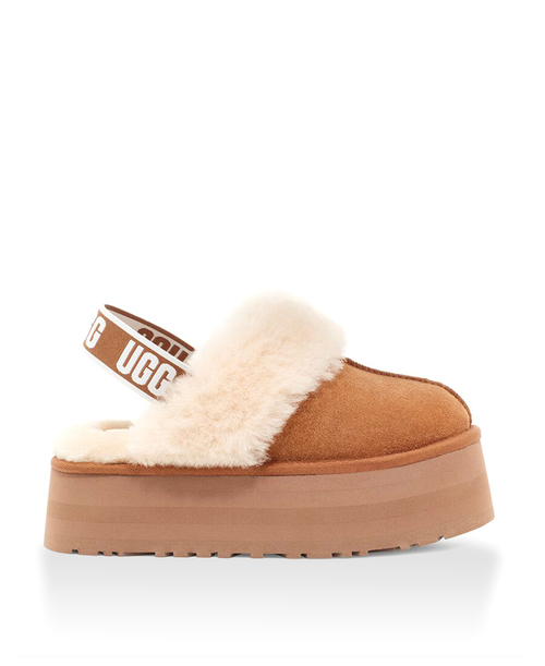 Ugg Funkette Suede Platform Chestnut