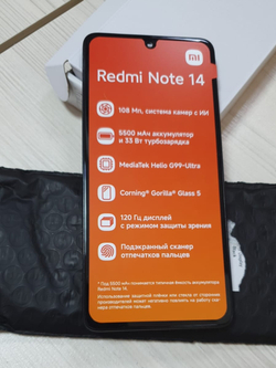Xiaomi Redmi Note 14 4G (24117RN76E) / (24117RN76G) / (24117RN76O) Дисплей (lcd) (в сборе с тачскрином) (ORIG-SP)