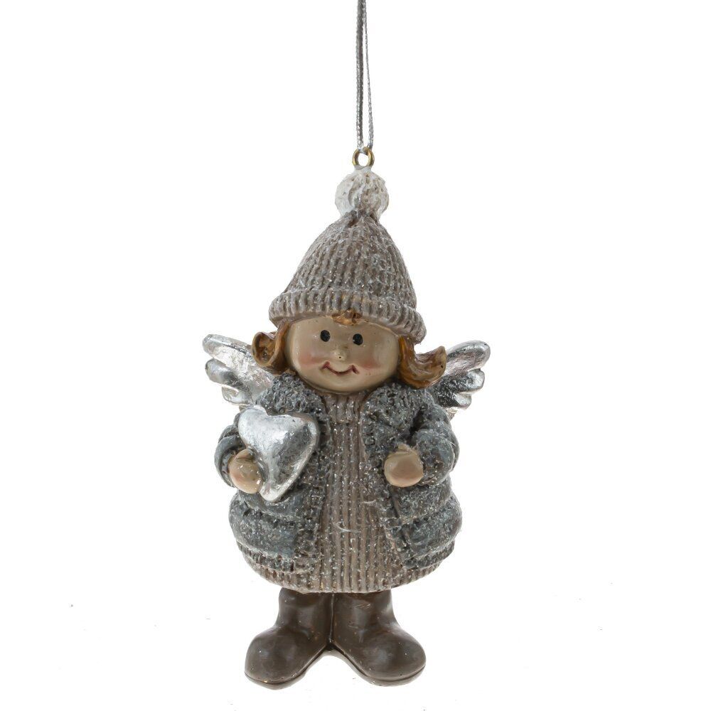 GAEM Фигурка декоративная подвесная "Ангел", L5 W4 H9 см, 2в.