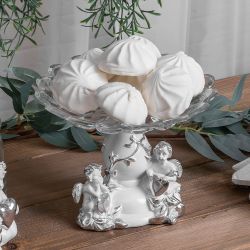 Фруктовница-конфетница Мерси Белая