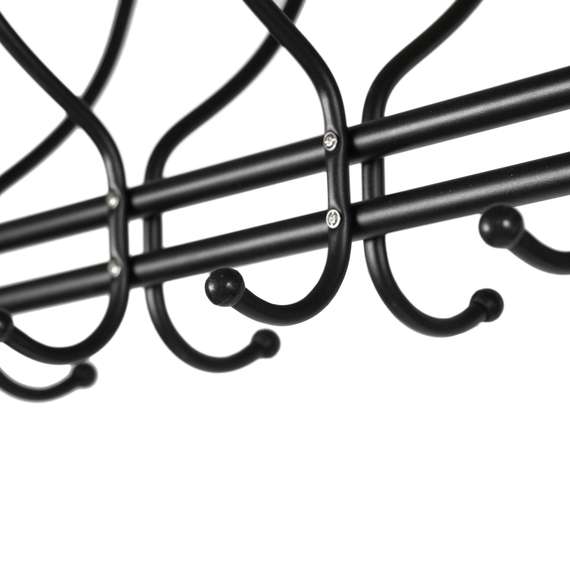 Вешалка напольная на колесах М 11 чёрный