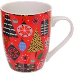 Кружка керамическая 350мл «Новогодний микс», микс 4рисунка