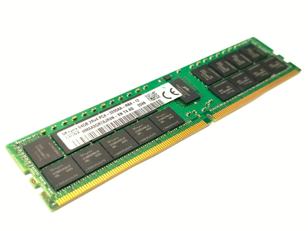 Модуль памяти DDR4 64GB Hynix HMAA8GR7AJR4N-XN  2RX4 PC4-3200AA  RDIMM PC4-25600