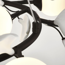 799127 Люстра CERAMO BW 12х6W(led) G9 ЧЕРНЫЙ/БЕЛЫЙ