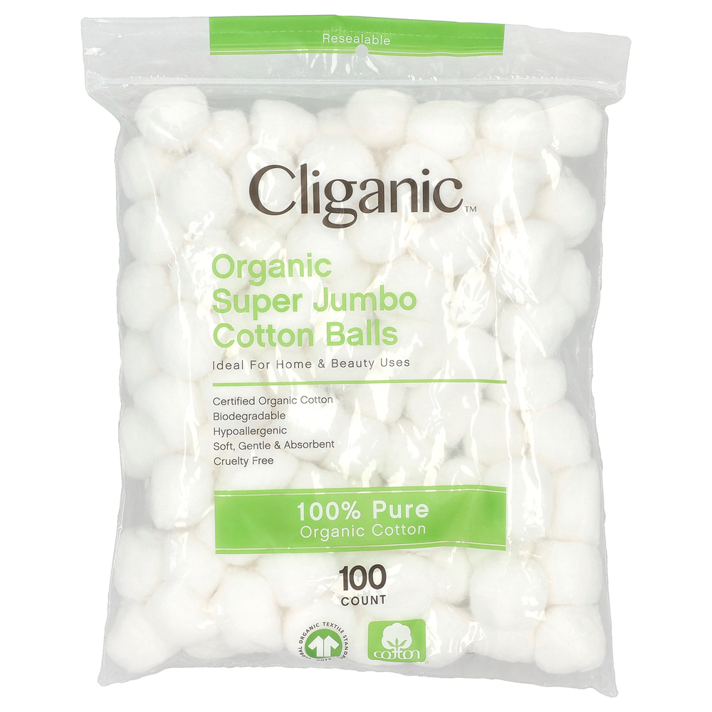 Cliganic, Органические шарики из супер-джамбо, 100 штук