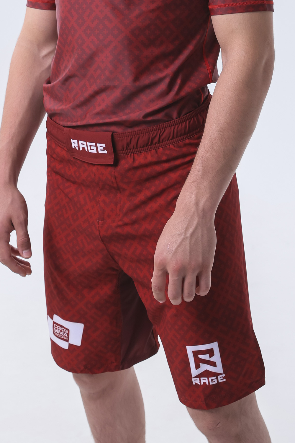 Шорты Rage MMA Union красный