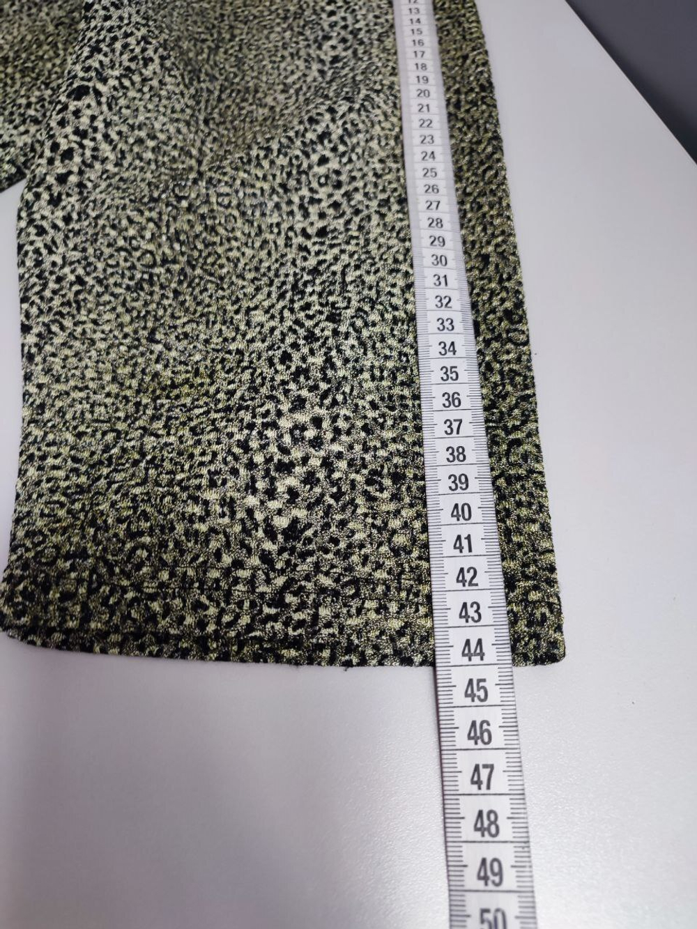 Блузка с анималистичным принтом 48 размер