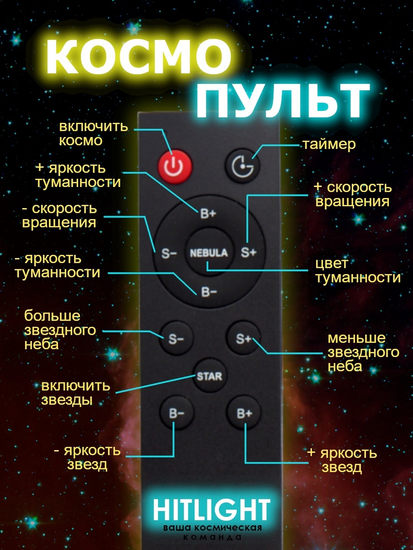 Светильник "Космонавт" с пультом