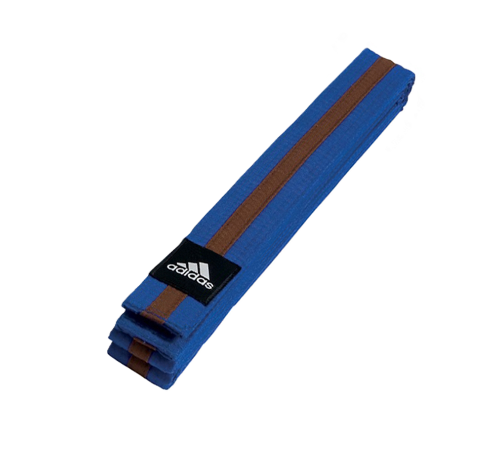 Пояс для тхэквондо Adidas Club сине-коричневый