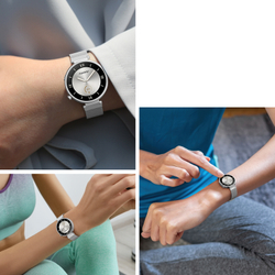 Ремешок из нержавеющей стали серебристого цвета от Dux Ducis для смарт часов Huawei watch GT4, GT5, GT5 Pro (18мм), серия Milanese Series (миланская петля)