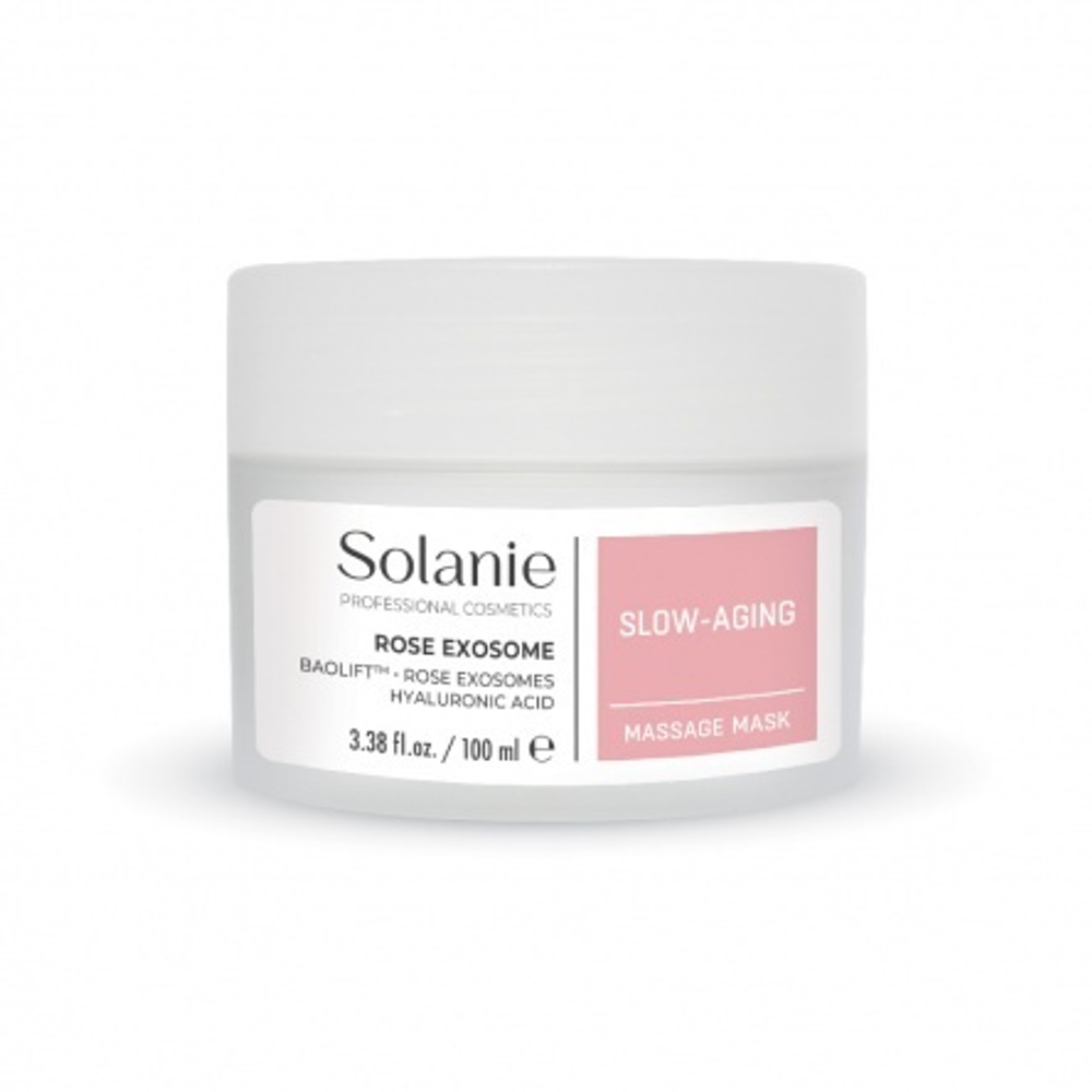 Массажная маска замедляющая старение ROSE EXOSOME Massage Mask, 100 мл