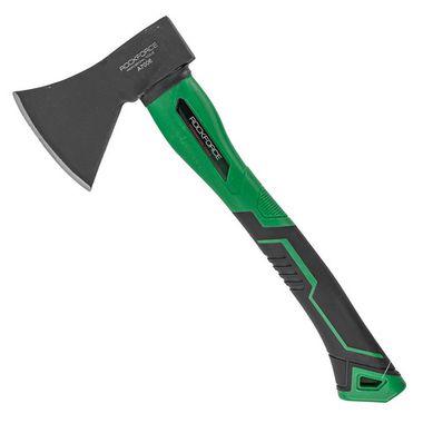 Топор с фиберглассовой ручкой и резиновой противоскользящей накладкой 600гр. RockForce RF-A7006