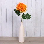 Цветок искусственный «Natur» 65см Георгин оранжевый