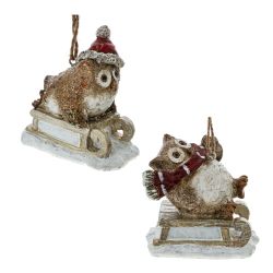 GAEM Изделие декоративное подвесное "Сова", L7,5 W5 H7,5 см, 2в.