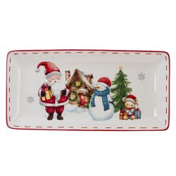 GAEM Блюдо "Веселый Новый год", L34,5 W17 H3,5 см