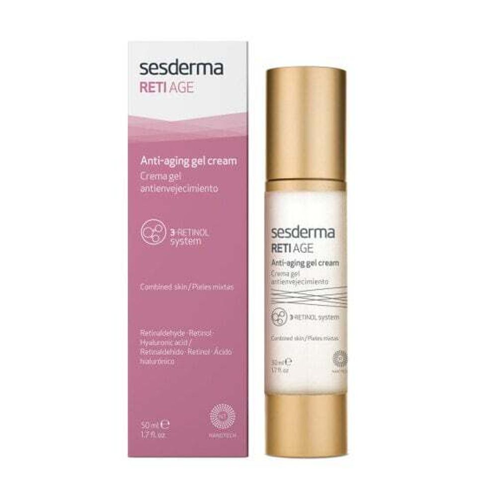 Sesderma RetiAge Anti-Aging Gel Cream Антивозрастной крем-гель с ретинолом 50