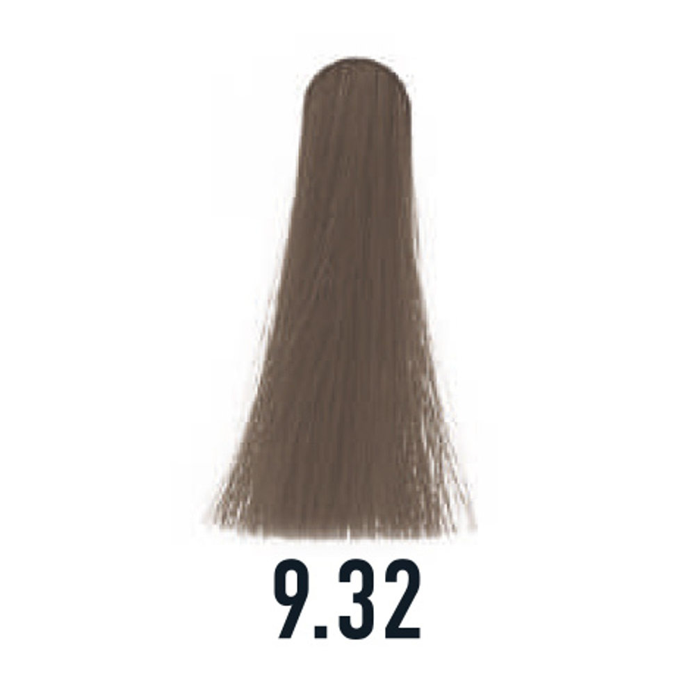 9.32 крем-краска ICE Permanent очень светлый блонд золотисто-фиолетовый - 100 мл.