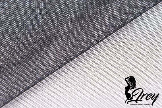 Бюстовая неэластичная сетка, Турция, черный 170