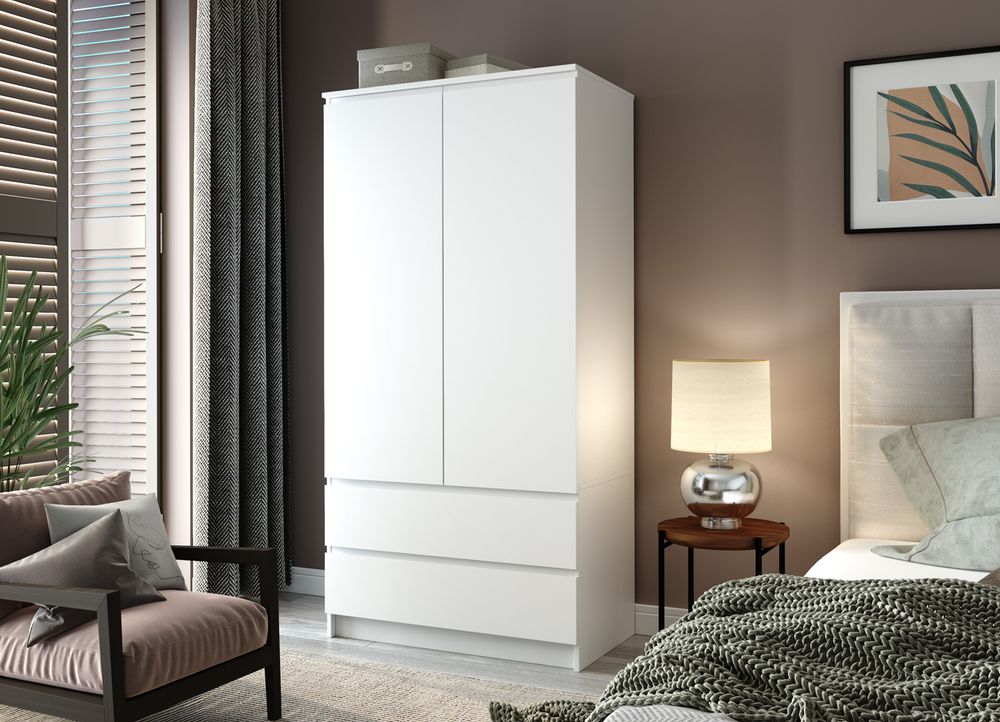 МС Мори Шкаф МШ 900.1 (МП/3) Белый