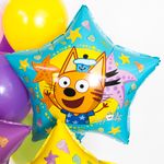 Шар (22''/56 см) Звезда, Три Кота, Коржик, 1 шт. в уп.