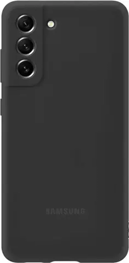 Чехол накладка Samsung Silicone Cover S21 FE black