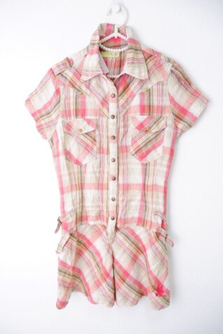 Платье в клетку 42/44 размер