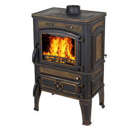 Печь чугунная DACHA I патина золото, произв. FIREWAY