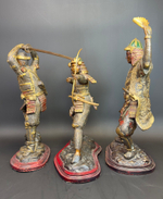 Скульптурная группа — Три Самурая