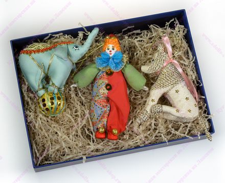 Набор ёлочных игрушек Цирк №7