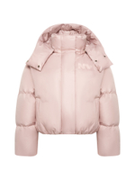 ПРЕДЗАКАЗ MINI пуховик с объемным капюшоном,NUDE PINK 🌸🌸🌸