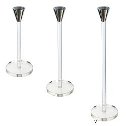 GAEM Подсвечник, L8 W8 H32 см