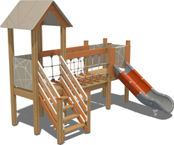 Детский городок Ростов Vector ДГ103.00.1.10 для игровых площадок 3-7 лет