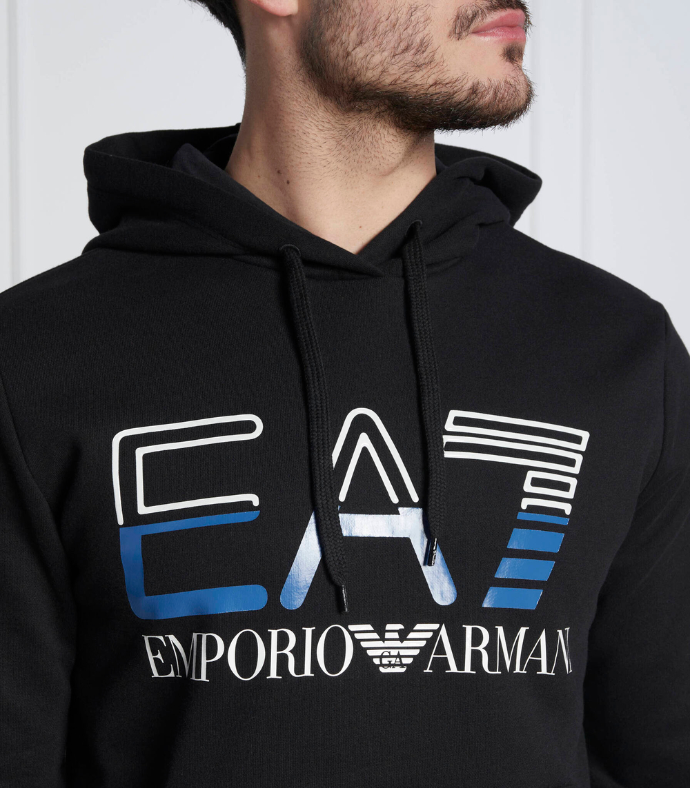 Худи EA7 - черный(3RPM13 PJLSZ)