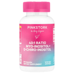 Pink Stork, Мио-инозитол + D-хиро-инозитол в соотношении 40: 1, 90 капсул