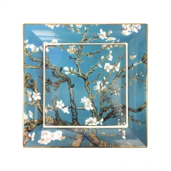Goebel Тарелка Almond Tree 30x30 см голубая