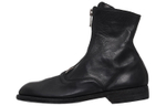 GUIDI Leather Zip-front Ankle Boots
