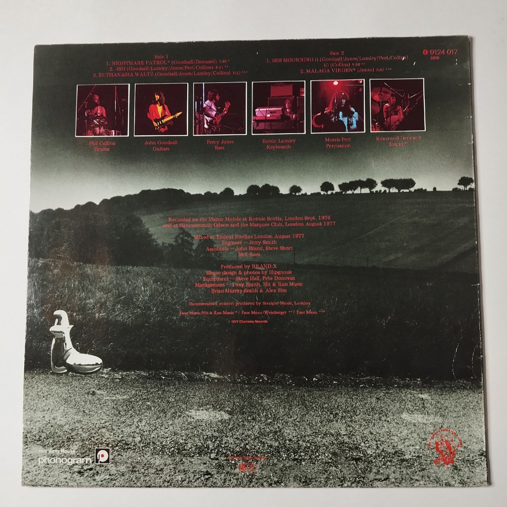 Винтажная виниловая пластинка LP Brand X Livestock (Germany 1977)