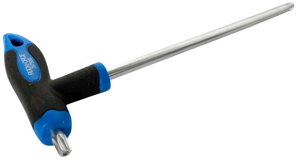 Ключ TORX T50х200ммRF-76750G: Т-образный с прорезиненной рукояткой, на пластиковом держателе ROCKFORCE