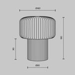 Настольный светильник Maytoni MOD404TL-01BG